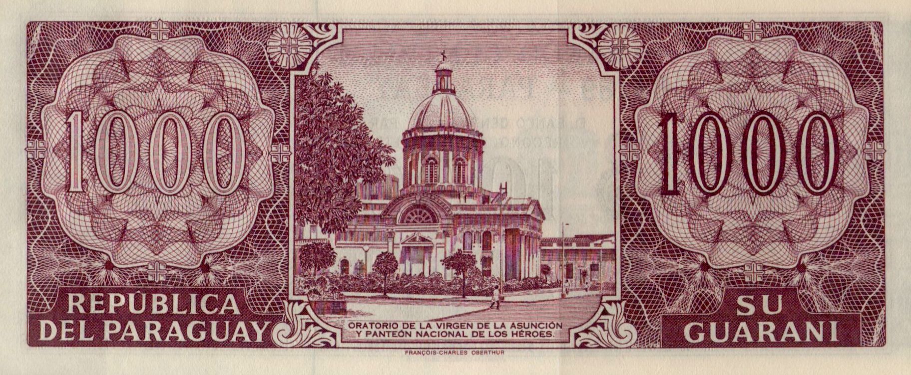 Paraguay 1000 2002 UNC P-221